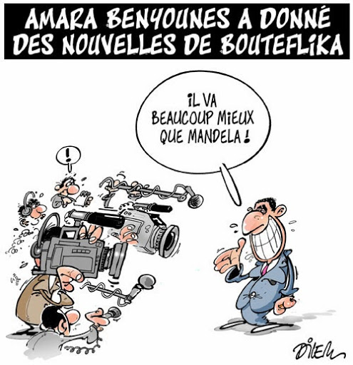 Amara Benyounes a donné des nouvelles de Bouteflika