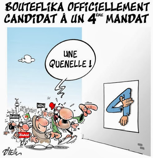 Bouteflika officiellement candidat à un 4éme mandat