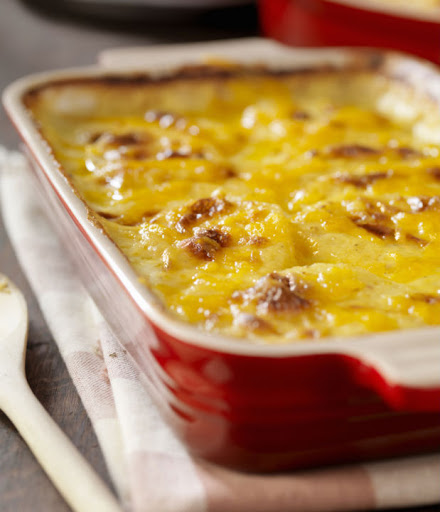Gratin de pommes de terre et de viande hachée