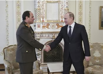 Le maréchal al-Sissi rencontre Poutine