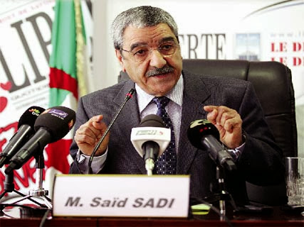Saïd Sadi hier “Il faut disqualifier politiquement cette élection”