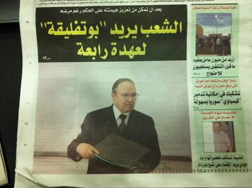 Seulement 28,3% des Algériens sont favorables à la réélection d’Abdelaziz Bouteflika