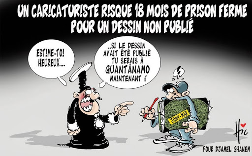Un caricaturiste risque 18 mois de prison ferme pour un dessin non publié