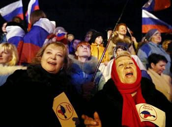 A l&rsquo;issue d&rsquo;un référendum à répercussions économiques mondiales, La Crimée plébiscite son rattachement à la Russie