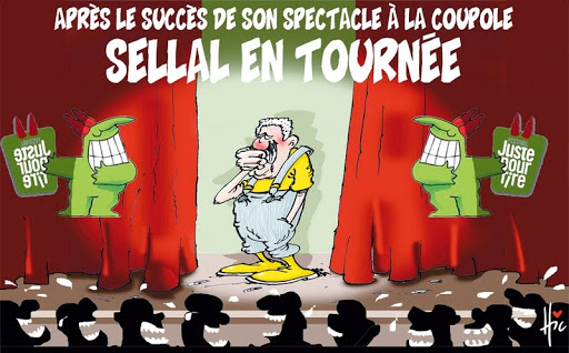 Après le succès de son spectacle à la coupole, Sellal en tournée