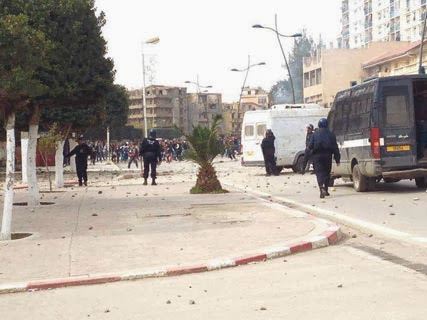 Béjaia, Les lycéens ont affronté les forces antiémeutes