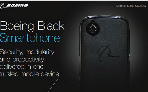 Boeing annonce le Black Smartphone ultra-sécurisé