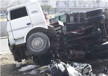 Grave accident de la route, Dix morts à Hassi Messaoud