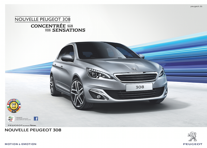La nouvelle 308 star du stand Peugeot au salon de l’Auto