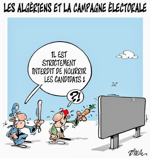 Les algériens et la campagne électorale