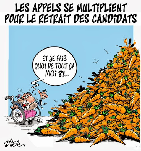 Les appels se multiplient pour le retrait des candidats