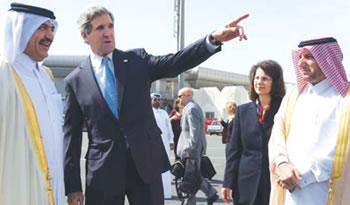 Les souverains Qataris et Saoudiens à Alger après la visite de John kerry, Le bal des émirs