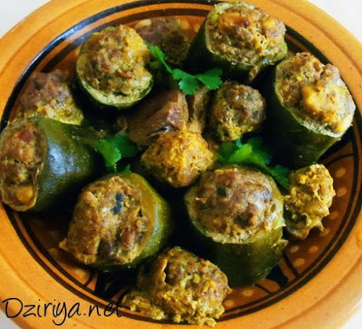 Tajine de courgettes farcies