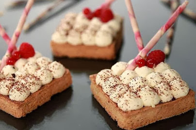 Tartelette cacao à la crème d&rsquo;orange