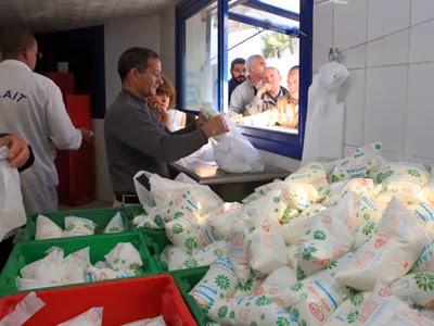 Tizi Ouzou, Les collecteurs et producteurs de lait mécontents