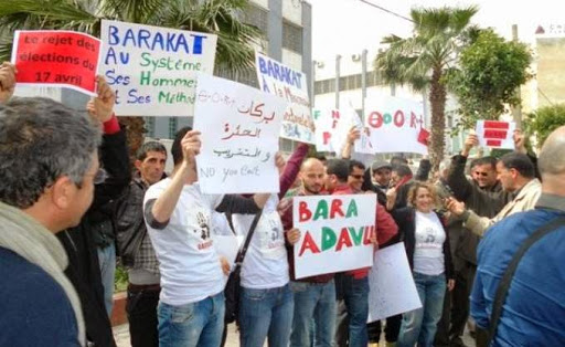 ANNABA, Le mouvement Barakat se fait remarquer sur le cours de la Révolution
