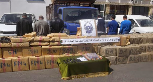 Saisie de 8,2 tonnes de kif traité et de 6 véhicules à Oran
