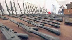 Saisie de plusieurs armes et munitions de guerre près des frontières sud du pays (Défense)