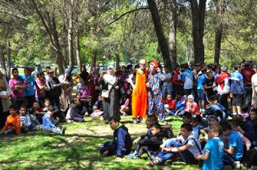 Sortie en forêt pour des écoliers de Ali-Mendjeli (Constantine)