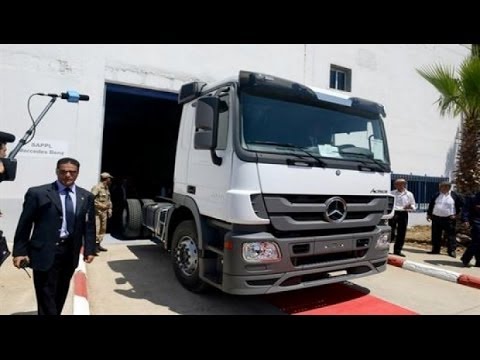 Algérie – Sortie du premier camion  » Actros  » Mercedes Benz