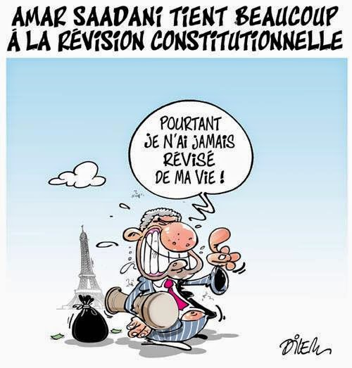 Amar saadani tient beaucoup à la révision constitutionnelle