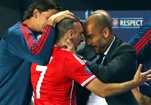Bayern Munich : des images très gênantes entre Guardiola et Ribéry…