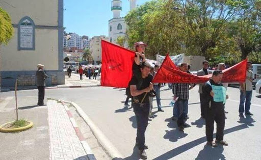 Commémoration du 1er mai, Les travailleurs marchent à Béjaïa