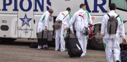 Départ ce matin pour Genève