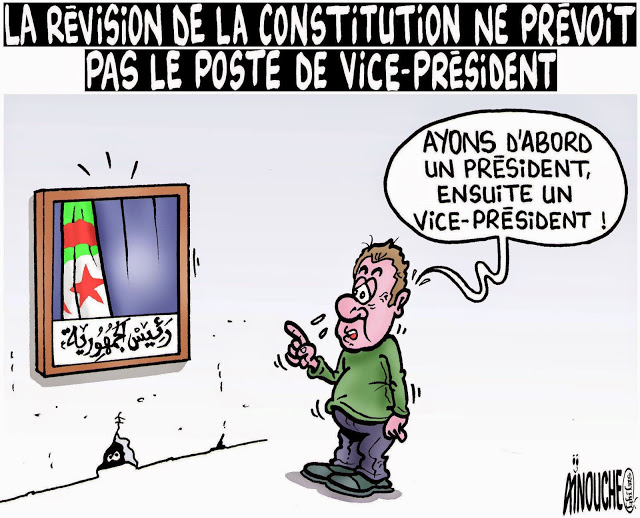 La révision de la constitution ne prévoit pas le poste de vice-président