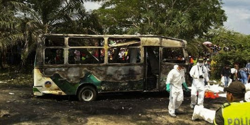 Une trentaine d&rsquo;enfants tués dans un accident d&rsquo;autocar en Colombie