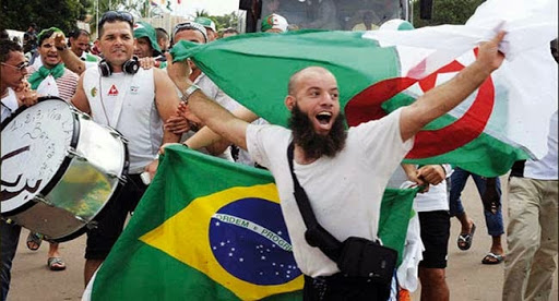 2000 supporteurs algériens font la fête au Brésil