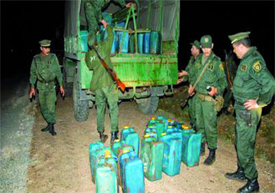 Algérie : 900 000 litres de carburant saisis en 5 mois