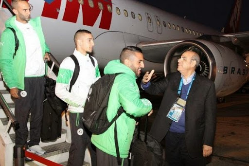 EN : Arrivée des Verts à Curitiba