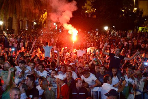 Explosion de joie à Alger