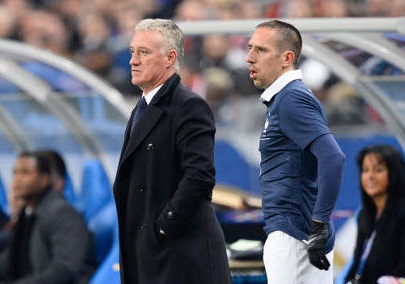 France : Deschamps s&rsquo;explique sur le forfait de Ribéry