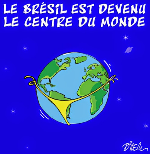 Le Brésil est devenu le centre du monde