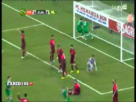 les buts de match : Ireland 1-5 Portugal