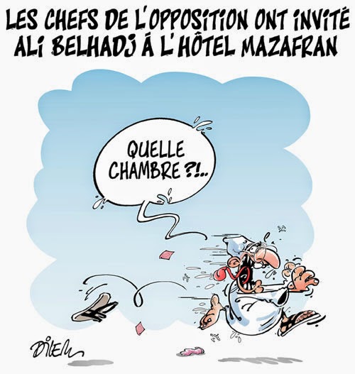 Les chefs de opposition ont invité ali belhadj à l’hôtel mazafran