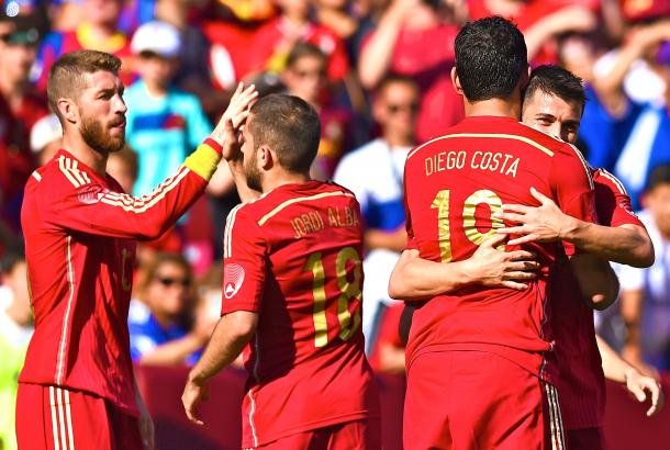 Résumé et buts : Salvador-Espagne 0-2