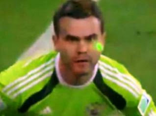 Utilisation de laser pour aveugler le gardien russe : La FIFA enquête