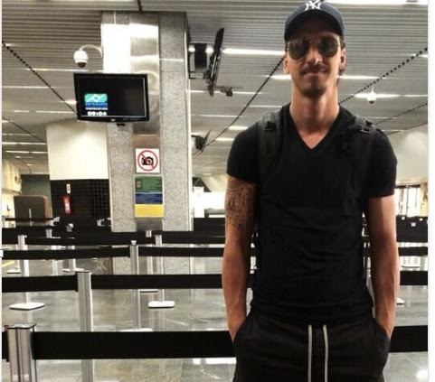 Zlatan Ibrahimovic : Une arrivée très remarquée à rio !