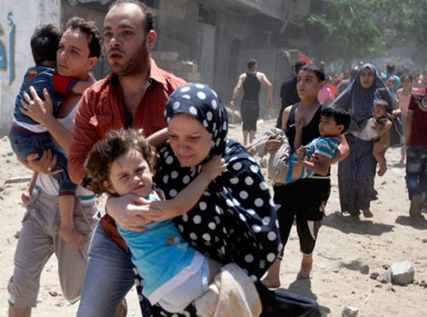 8eme jour de frappes israeliennes a gaza : 172 morts