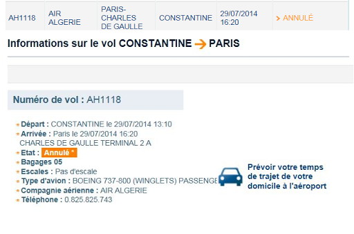 Air Algérie, à bout de souffle, donne le choix à ses clients entre le retard ou l’annulation
