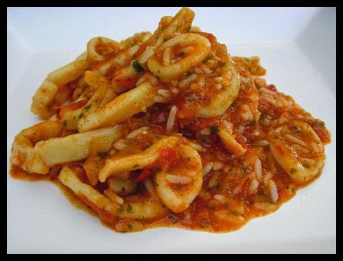 Calamars à la tomate