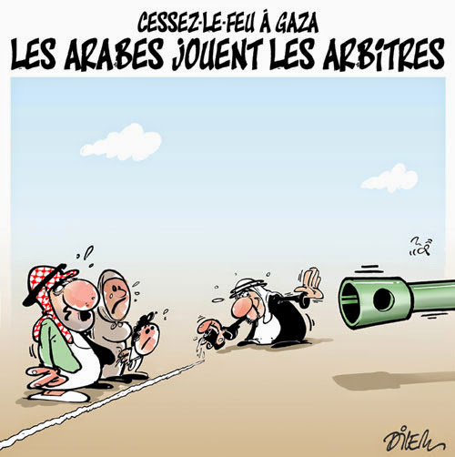 Cessez le feu à  gaza : les arabes jouent les arbitres
