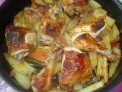 Cuisse de dinde à la moutarde