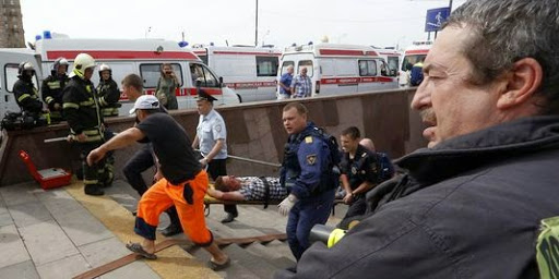 Déraillement d&rsquo;une rame de métro à Moscou