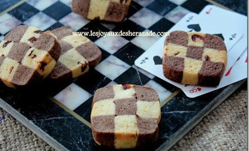 Gateau sec / biscuits damier