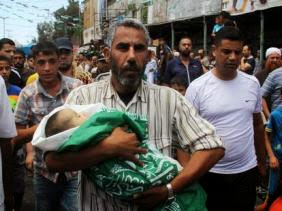 Ghaza : sept enfants palestiniens tués par une frappe israélienne sur un camp de réfugiés