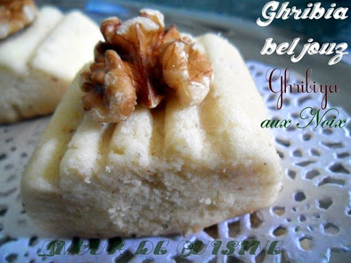 ghribiya, ghribia aux noisettes, gateau algerien